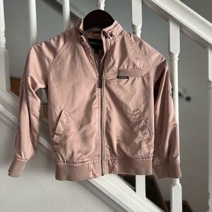 Members Only Kids Iconic Racer Jacket Pink Size 7 Lightweight Windbreaker